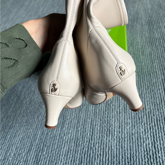 Sam Edelman Marla ankle boot Ivory 8 worn once inside - Picture 5 of 6